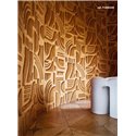 Casamance|Revestimiento pared acústico moderno formas geométricas blanco|Revestimientos de Pared