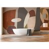 Affreschi & Affreschi|Wall mural custom abstract art organic golden shapes|Wallmurals