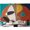 Affreschi & Affreschi|Wandbild personalisiert geometrisches Design warme und kühle Töne|Wandbild