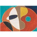 Affreschi & Affreschi|Wall mural custom geometric design warm and cool tones|Wallmurals