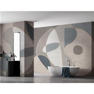 Eijffinger|Wall mural clay imitation textures sandy beige|Wallmurals 2