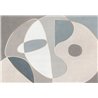 Affreschi & Affreschi|Papier peint panoramique personnalisé abstrait tons gris beige et bleu|Panoramiques
