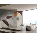Affreschi & Affreschi|Papier peint panoramique personnalisé contemporain formes courbes abstraites|Panoramiques