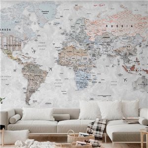 Eijffinger|Wandbild Retro Hahnentritt|Wandbild