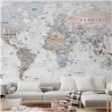 Affreschi & Affreschi|Wandbild personalisiert Vintage Weltkarte|Wandbild