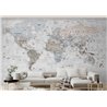 Affreschi & Affreschi|Mural personalizado mapamundi vintage|Murales de Pared