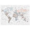 Affreschi & Affreschi|Mural personalizado mapamundi vintage|Murales de Pared