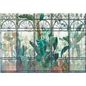 Affreschi & Affreschi|Papier peint panoramique personnalisé tropical effet fenêtre|Panoramiques