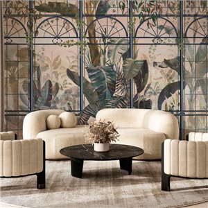 Casamance|Wall mural marine life reefs and fish multicolor black|Wallmurals