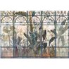 Affreschi & Affreschi|Wandbild personalisiert Fenster mit Blick auf tropische Landschaft|Wandbild