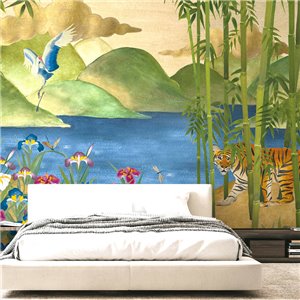 Elitis|Wandbild ethnisch, Collage afrikanischer Motive|Wandbild