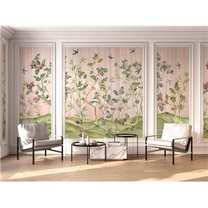 Eijffinger|Mural pared flores multicolor en paneles|Murales de Pared 2