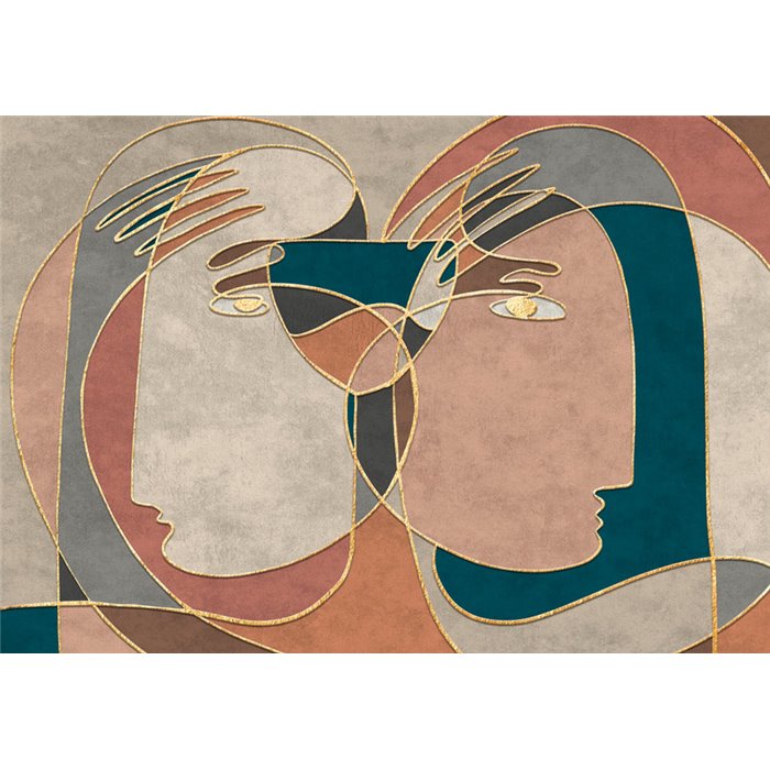 Mural personalizado figurativo rostros humanos - Affreschi Innerline IL102