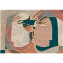 Affreschi & Affreschi|Papier peint panoramique personnalisé figuratif visages humains|Panoramiques