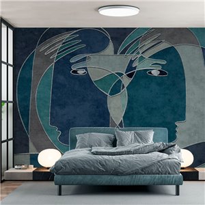 Affreschi & Affreschi|Wall mural custom modern cubist composition|Wallmurals