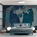 Affreschi & Affreschi|Wandbild personalisiert kubistisch mit menschlichen Gesichtern|Wandbild