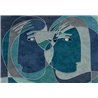 Affreschi & Affreschi|Papier peint panoramique personnalisé cubiste avec visages humains|Panoramiques