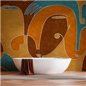 Affreschi & Affreschi|Wall mural custom modern cubist composition|Wallmurals