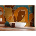 Affreschi & Affreschi|Wall mural custom modern cubist composition|Wallmurals