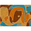 Affreschi & Affreschi|Wall mural custom modern cubist composition|Wallmurals