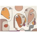 Affreschi & Affreschi|Papier peint panoramique personnalisé contemporain figures humaines|Panoramiques