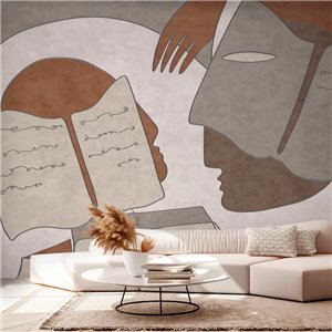 Affreschi & Affreschi|Wall mural custom modern cubist composition|Wallmurals