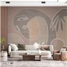 Affreschi & Affreschi|Wall mural custom minimalist human faces|Wallmurals