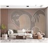 Affreschi & Affreschi|Wall mural custom minimalist human faces|Wallmurals