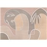 Affreschi & Affreschi|Wall mural custom minimalist human faces|Wallmurals