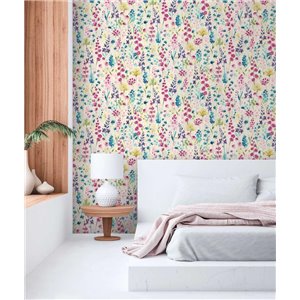 Casamance|Papier peint lin beige sable|Papier Peint 2