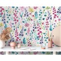 Papeldecor|Papier peint floral aquarelle multicolore|Floral