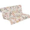 Papeldecor|Beige and Orange Watercolor Flowers Wallpaper|Floral