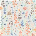 Papeldecor|Gray Wildflowers Watercolor Wallpaper|Floral