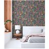 Papeldecor|Elegant Vibrant Colored Floral Wallpaper|Wallpaper