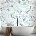 Papeldecor|Floral Wallpaper, Blue and Green Watercolor Leaves|Floral