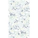 Papeldecor|Floral Wallpaper, Blue and Green Watercolor Leaves|Floral