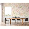 Papeldecor|Floral Wallpaper, Green Watercolor Leaves|Floral