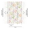 Papeldecor|Floral Wallpaper, Green Watercolor Leaves|Floral