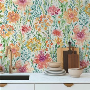 Papeldecor|Tapete im modernen Stil mit afrikanischem Dschungelmotiv in Grautönen|Tapeten 2