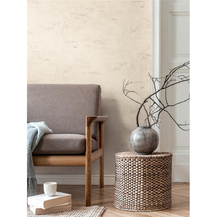 Papeldecor|Tapete Industrie Effekt Putz Weiß Grau|Tapeten