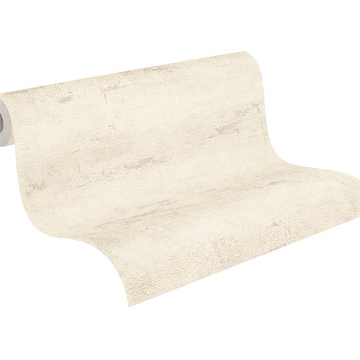 Papeldecor|Papier peint industriel effet plâtre blanc gris|Papier Peint