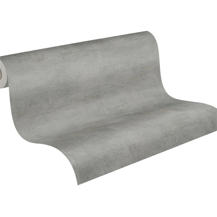 Papeldecor|Papier peint style industriel gris effet plâtre|Papier Peint