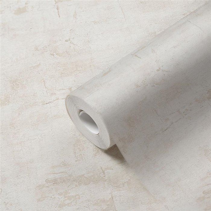 Papeldecor|Plaster Effect Beige White Cream Wallpaper|Wallpaper