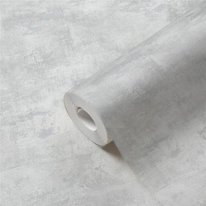 Papeldecor|Papel pintado industrial ó rústico efecto yeso gris|Papel Pintado