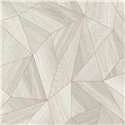 Papeldecor|Papel pintado geométrico beige y gris|Papel Pintado