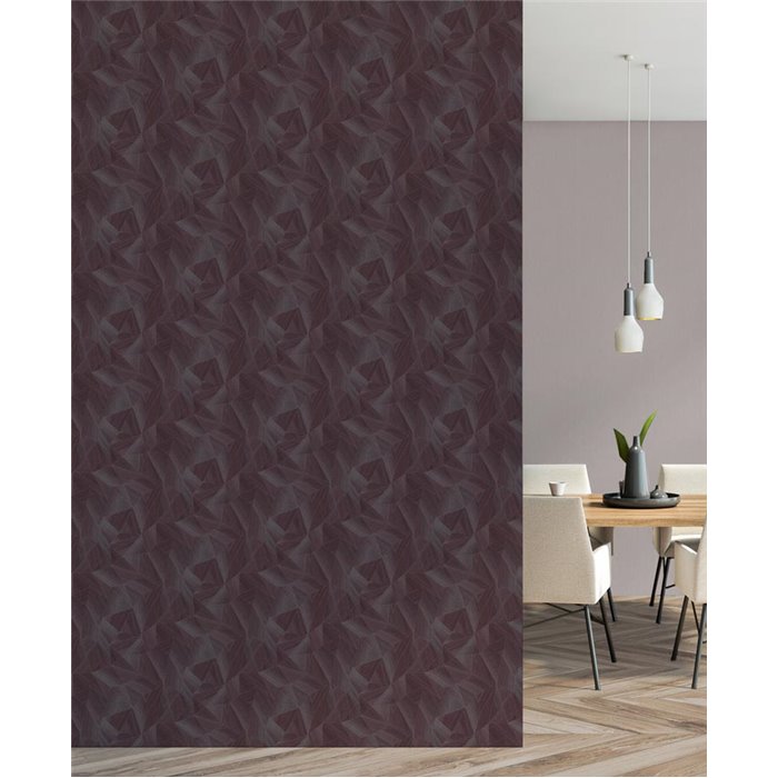 Papeldecor|Papel pintado moderno y geométrico gris y morado|Papel Pintado