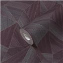Papeldecor|Modern Geometric Gray and Purple Wallpaper|Wallpaper