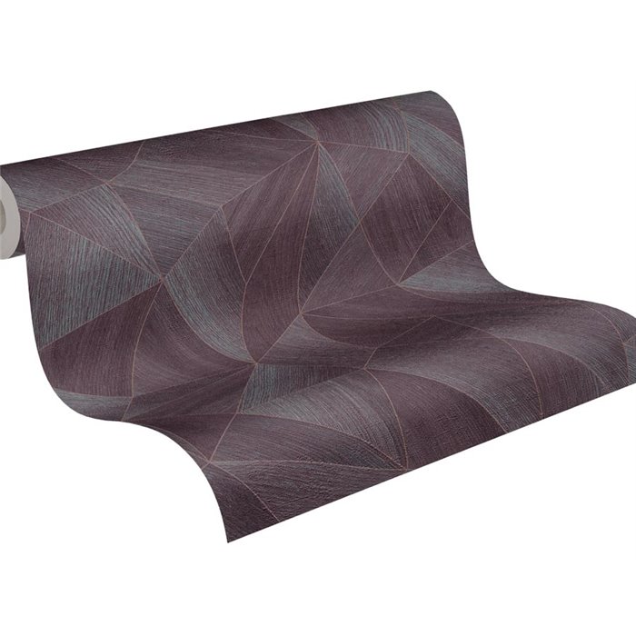Papeldecor|Modern Geometric Gray and Purple Wallpaper|Wallpaper