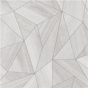 Papeldecor|Papier peint géométrique beige et gris|Papier Peint