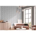 Papeldecor|Papier peint motif géométrique gris métallisé|Papier Peint